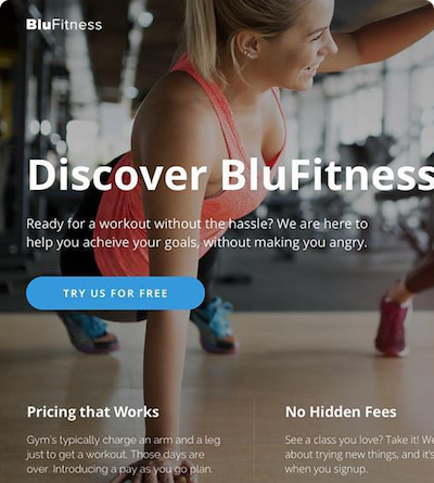 NYC Gym Website Design