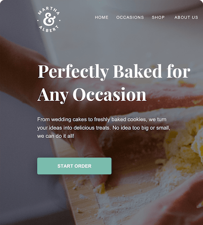 NYC Bakery Website Design